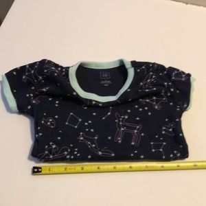 Baby GAP unisex toddler Astronomy short sleeve shirt navy size 4 years